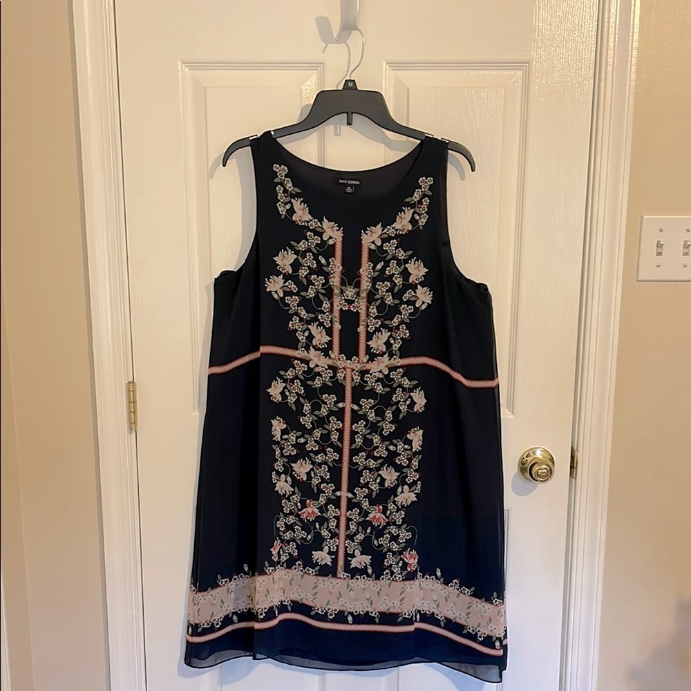 Max Edition Blue & Pink Embellished Midi Sundress